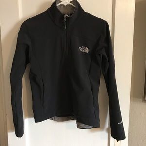 Neoprene north face black apex jacket, M